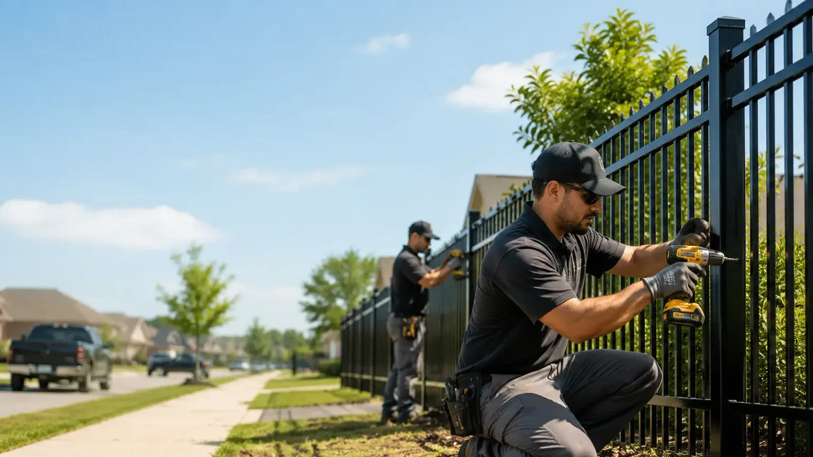 Metal Fence Installation in Morris, CT